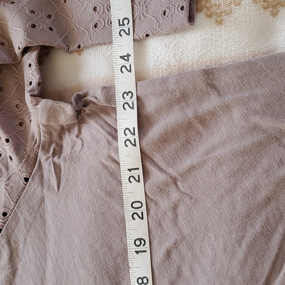 Lavender Baseball Tee size 1X - Picture 2 of 3